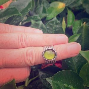 Beautiful Green Silpada Ring